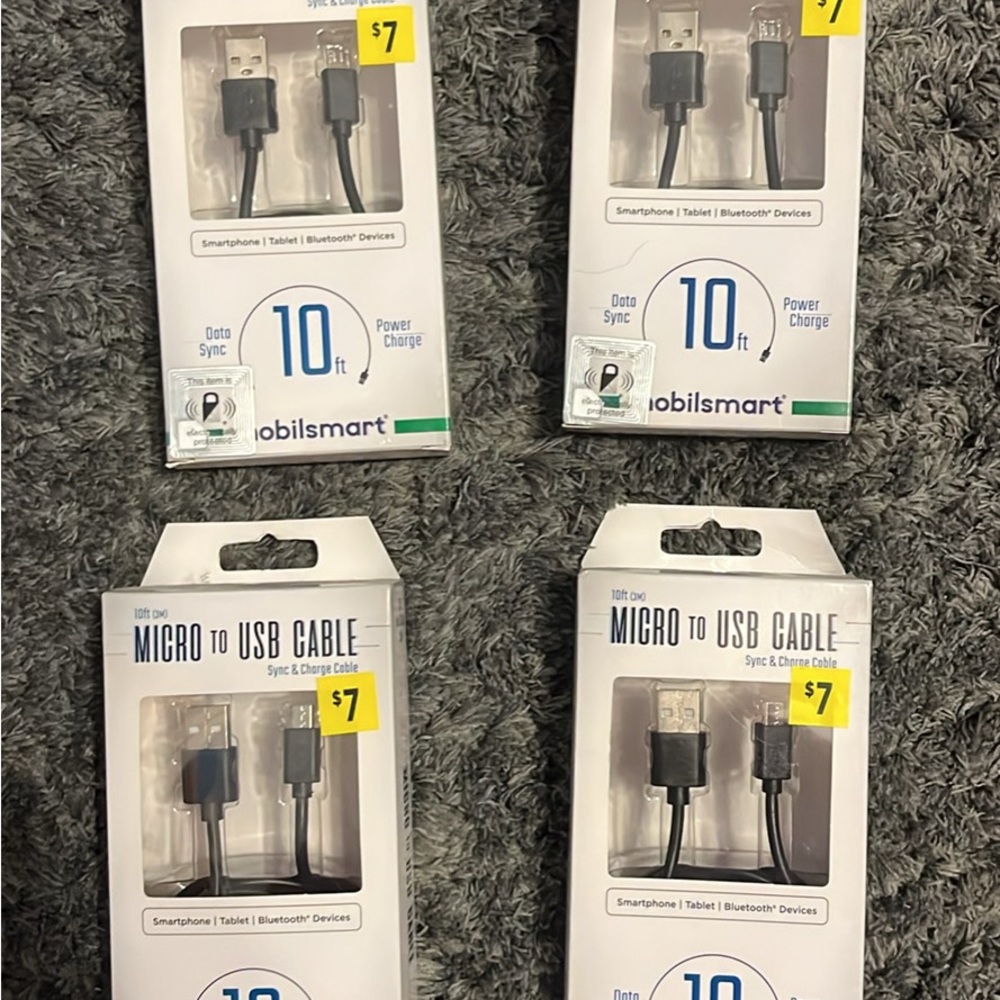 Mobilsmart Micro USB Cable 10ft